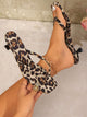 Leopard Print Step Up Heels