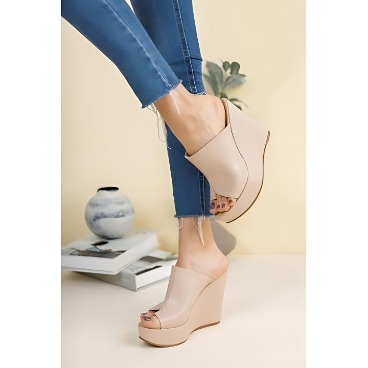 High Rating Women Beige Wedges Collection GloGlamp — free download