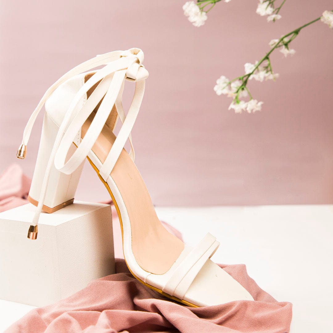 Lucifer - White Block heels