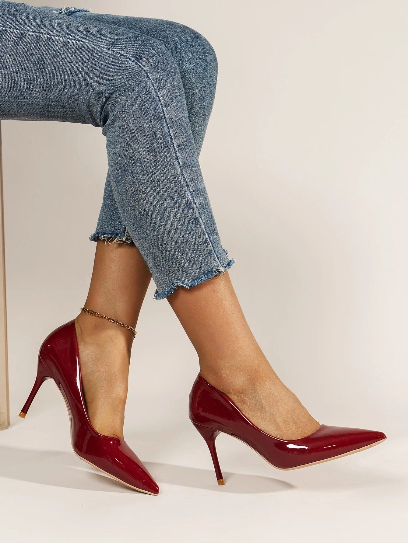 Cherry Gut Harmony Pumps