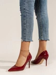 Cherry Gut Harmony Pumps