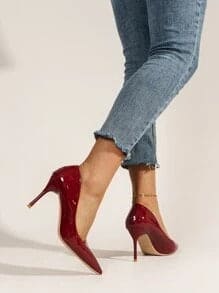 Cherry Gut Harmony Pumps
