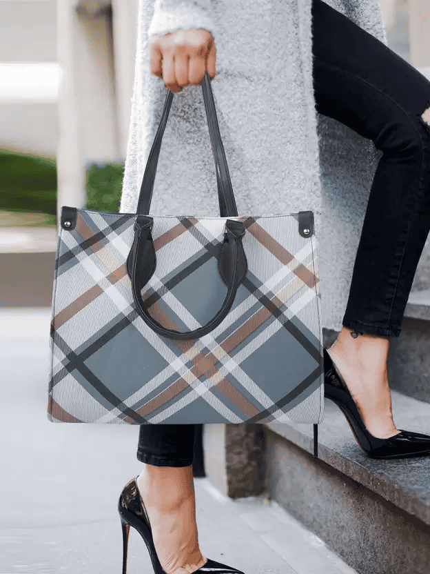 Grey Luxe Women Handbag