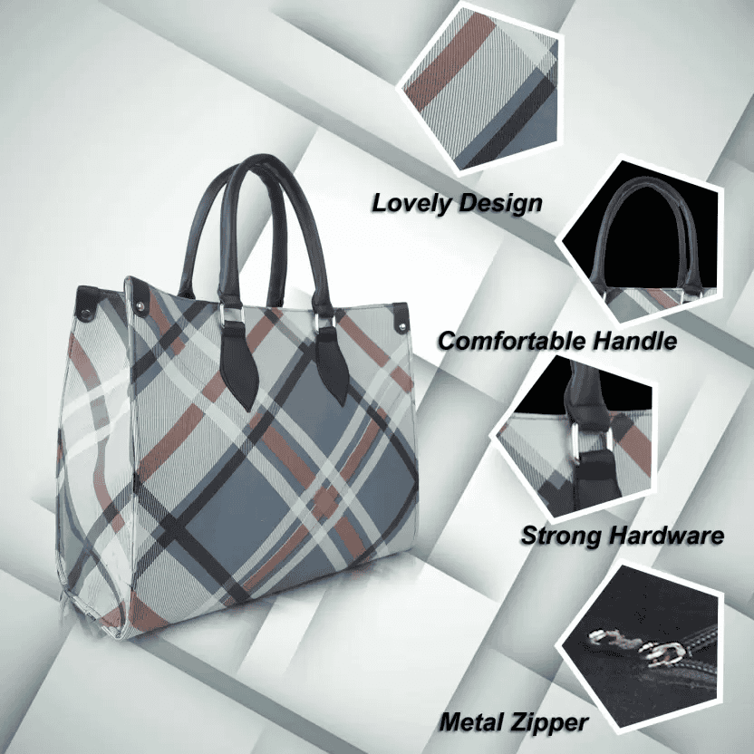 Grey Luxe Women Handbag