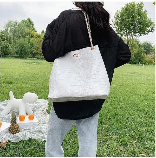 White Celeste Women Handbag