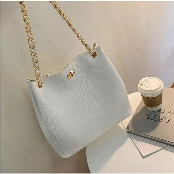 White Celeste Women Handbag