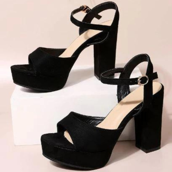 Ankle Affair Allure Block Heels