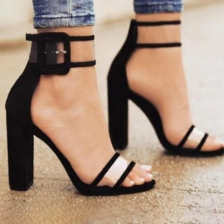 Fumaria Black Party Heels