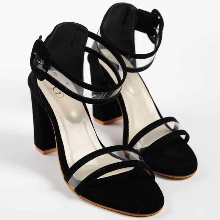 Fumaria Black Party Heels