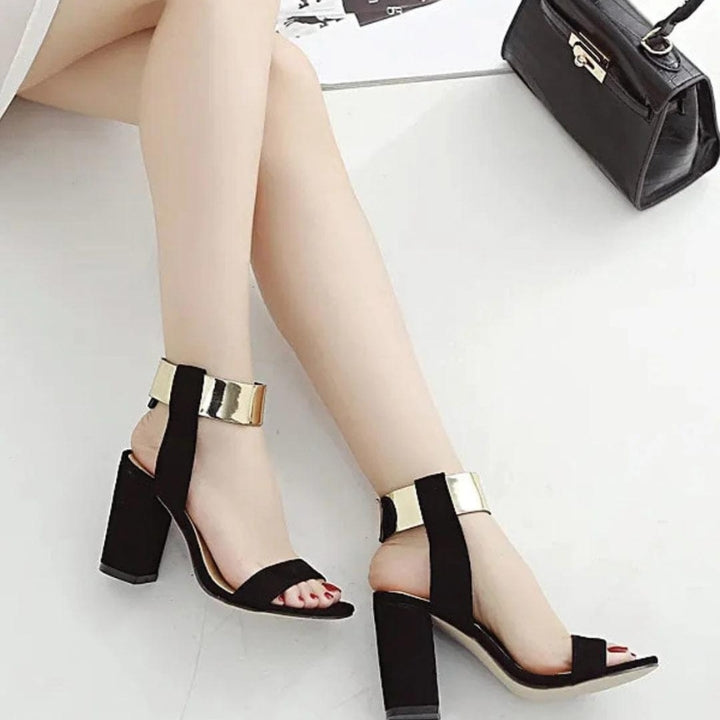 Gloden Blizz Block Heels