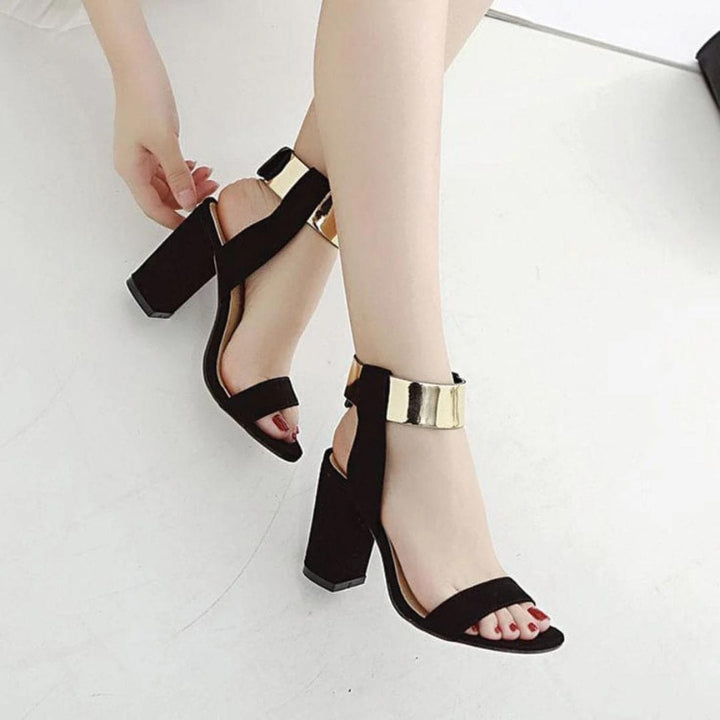 Gloden Blizz Block Heels