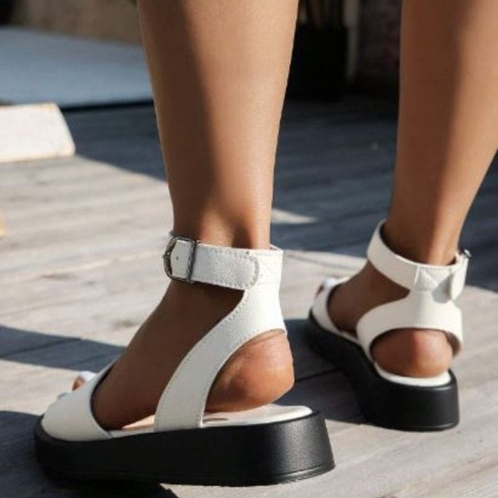 Ankle Tie Sliders Flipflops