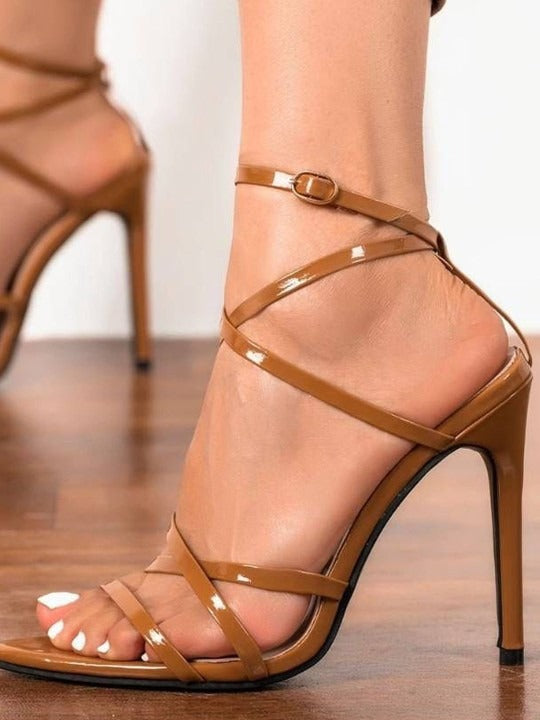 Coffee Executive Edge Pencil heels