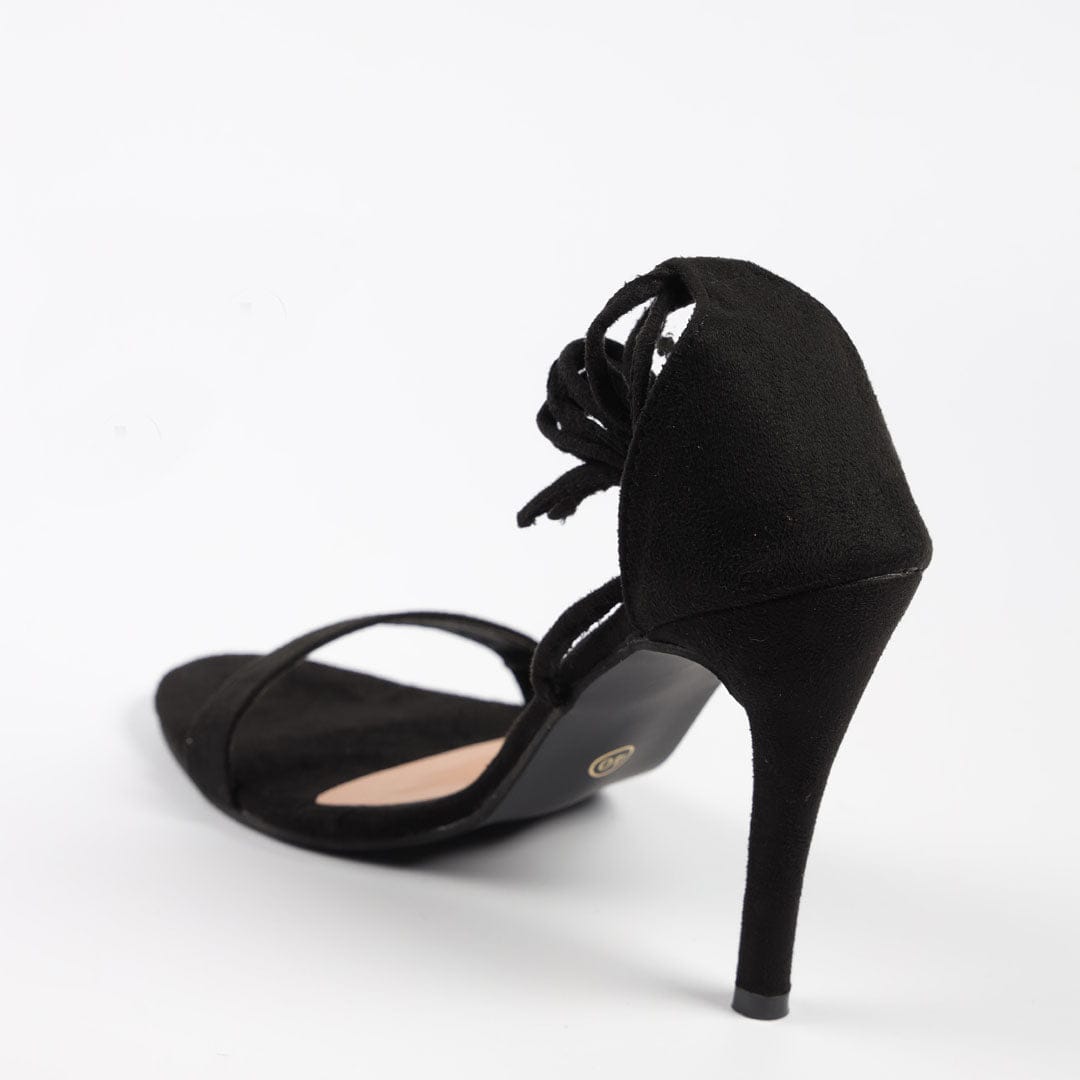 Buy GLO GLAMP High Heel Party Wedding Banquet Model Catwalk Stiletto Pencil  Heel Sandals (BLACK, 2) at Amazon.in