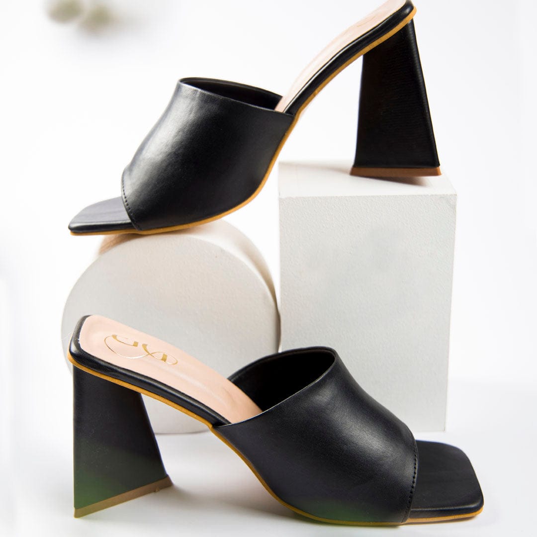 ECS - Classy yet vibrant, these lovely studded block heels... | Facebook